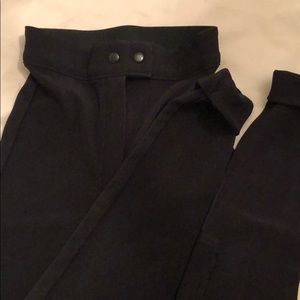 High waisted, ribbed leggings